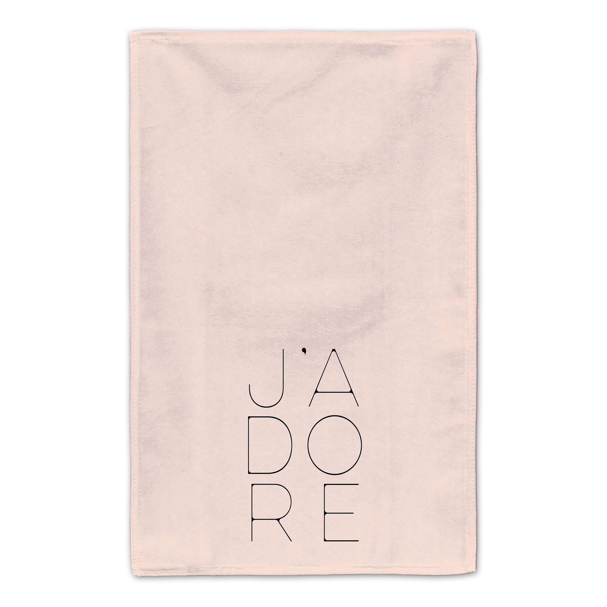 J'adore Lips Tea Towel Set of 2
